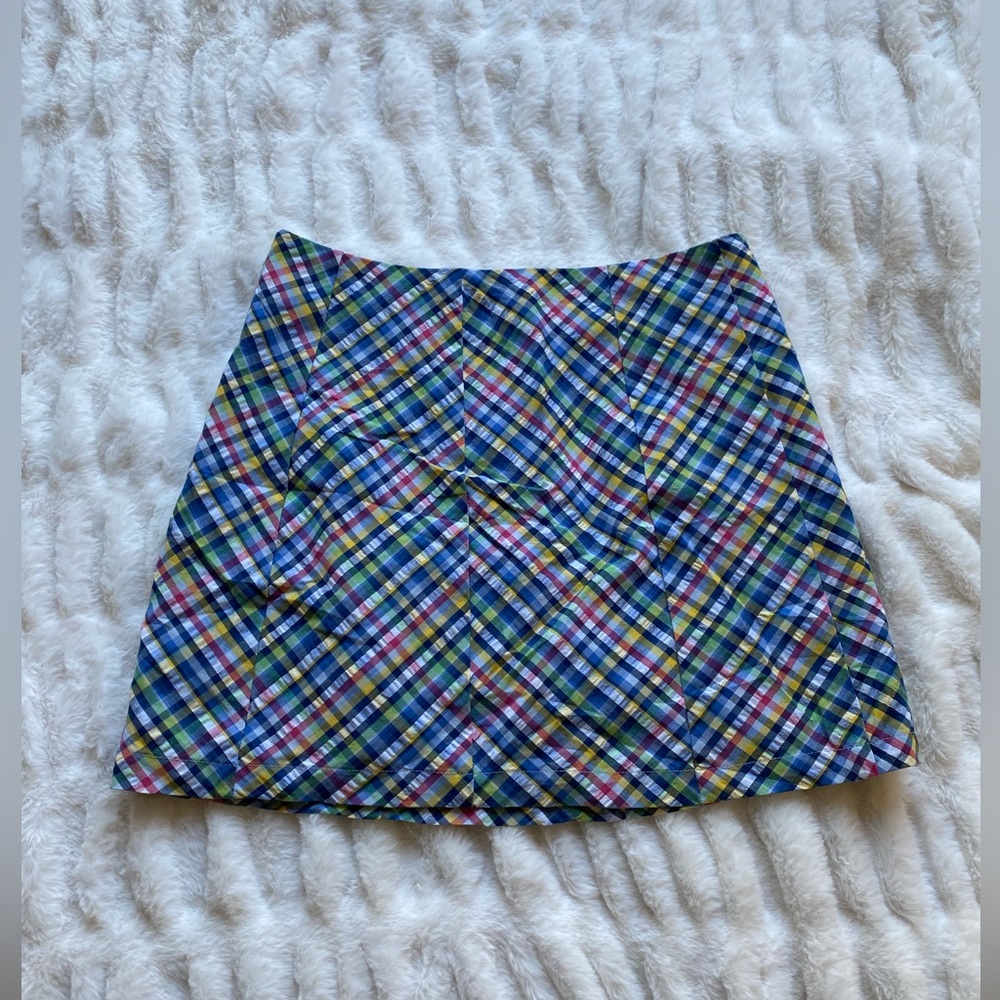 Urban Outfitters Colorful Gingham Skirt
